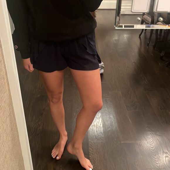 Navy Ruffle Shorts - Picture 5 of 5